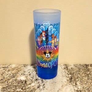 Disney World Of Color California Adventure Tall Shot Glass